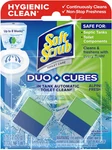 In-tank Toilet Cleaner Duo-cubes, Alpine Fresh, 2 Count. Fixed Price $10.99.