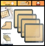 Non-stick Silicone Baking Mats, Food Safe, Dishwasher Heat Resistant, 4-PA. Fixed Price $40.99.