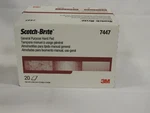 3M 7447 Scotch-brite General Purpose Hand 6" X 9" 20 Pads, Free Shipping. Fixed Price $26.00.