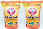 2 Bags Arm & Hammer Pure Baking Soda Cleaning Laundry Pool Cook 13.5 Lbs Each. Fixed Price $23.99.