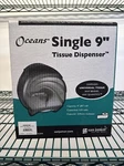 New San Jamar R2090TBK Single 9" Jumbo Bath Tissue Dispenser, Oceans Design,. Fixed Price $19.00.