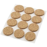 12-PIECE Set 9/16" Round Tan Self Stick Cork Disks 4074095N Soft Touch. Fixed Price $12.94.
