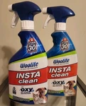 (2-PACK) Woolite Insta Clean Carpet Upholstery Rug Stain Odor Oxy Destroyer. Fixed Price $34.95.
