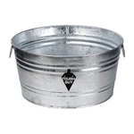 Grainger Approved 3HNF8 Utility TUB,9 Gal,silver. Fixed Price $50.10.