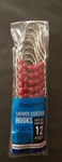 Amazer Shower Curtain Rings Set Of 12 Rust-resistant Metal Hooks Red. Fixed Price $29.15.