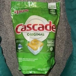 Cascade Dishwasher Detergent Pods Original Lemon 37CT, 20 Ounce. Fixed Price $15.00.