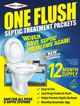 One Septic Tank Treatment Packets, 1-YEAR Supply Of Easy-flush Bacteria. Fixed Price $26.73.