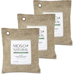 Moso Natural Air Purifying Bag 200G (3 Pack). Odor Eliminator For Car Closet Pet. Fixed Price $31.95.
