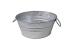 Behrens 103LFT 1.5 Gallon Hot Dipped Steel Low Flat Tub, Silver. Fixed Price $33.67.
