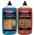 Weiman Hardwood Floor Cleaner And Polish Restorer Combo 2 Pack High-traff.... Fixed Price $33.08.