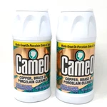 Lot Of 2 Cameo Copper Brass Porcelain Powder Cleaner 10 Oz Each Discontinued. Fixed Price $29.99.