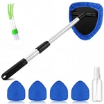 8 Pcs Car Windshield Cleaner Kits With Extendable Handle, 5 Microfiber Towel .... Fixed Price $13.63.