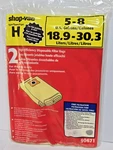 Shop-vac 90671 5-8 Gallon Vacuum High Effeciency Disposable Filter Bags 2-PACK. Fixed Price $14.39.