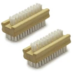 Konex Non-slip Wooden Two-sided Hand Nail Brush Stiff Bristle Fingernai.... Fixed Price $18.42.