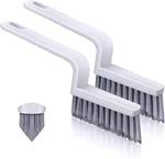 Grout Cleaner V Shape, Stiff Cleaning Brushes For Tile Floor, Handhe. Fixed Price $10.53.