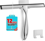 12-INCH All-purpose Shower Squeegee For Doors, Tile Walls, Bathroo. Fixed Price $17.99.