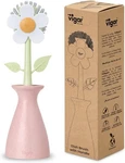 Vigar Florganic Daisy-shaped Dishbrush With Holder For Kitchensink Cleaning Pink. Fixed Price $16.79.
