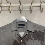 Allsaints Shirt Men Gray Camo Button Up Relax Camp Loop Collar Casual Vacation. Fixed Price $34.19.