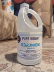 Pure Bright Clear Ammonia 64 Oz 2QT Multi-surface Cleaner. Fixed Price $12.99.