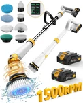 Electric Spin Scrubber With Two Batteries Q2 PRO,1500 Rpm High Power. Fixed Price $122.26.