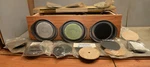 Lapidary Polisher Buffer Crystalite Pads 3 Motor Rock Polishing Machine Tool Lot. Fixed Price $499.99.