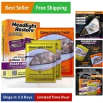 Headlight Restoration Kit Cleaner 3-WIPE System, Restores Clarity.... Fixed Price $28.72.