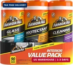 Armor All Protectant, Glass And Cleaning Wipes, For Car Interior. Fixed Price $16.98.