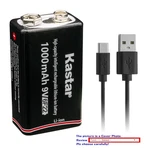 Kastar Usb-c Rechargeable 9V Li-ion Battery (6F22) For Toys Clocks Multimeter. Fixed Price $8.99.