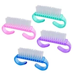 4 Pack Handle Grip Brushes, Colorful Mini Fingernail Brush, Scrub. Fixed Price $5.40.