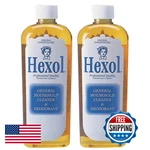 Hexol Concentrated General Household Cleaner And Deodorant 16 Fl. OZ-2PK. Fixed Price $38.54.