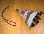 Vintage Ostrich 12" Feather Duster Wood Handle Cleaner -washable Usa. Fixed Price $49.95.