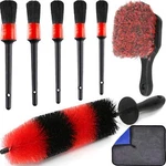 Wheel Tire Brush Set Car Detailing Kit 8PCS By 17 Long Soft Bristle. Fixed Price $18.99.