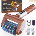 Electric Grill Brush For Outdoor Led Light Bbq Cleaner W/2 Easy-clean Head. Fixed Price $58.99.