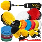 Holikme 22PACK Drill Brush Attachments Set,scrub & Sponge, Buffing Pads,.... Fixed Price $29.65.