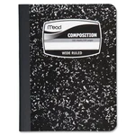 Mead MEA09910 Composition Book 100 Sheets Wide Ruled 7.5"X9.75" Black. Fixed Price $12.30.