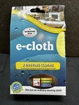 New E-cloth, 2 Dusting CLOTHS-300 Wash Guarantee, Good Housekeeping Institute. Fixed Price $14.63.