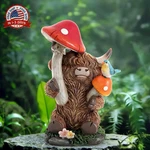 Highland Figurines For Decor,garden Cows Outdoor Statues,hi. Fixed Price $31.54.