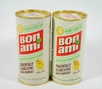 2 Bon Ami Powder Cleanser Non-scratch For Kitchen Cookware Bath 14 Oz Canister. Fixed Price $16.50.
