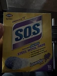 S.o.s Steel Wool Soap Pads Lavender - 10 Ct. Fixed Price $10.00.