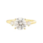 Igi Certificate 14K Yellow Gold Lab Grown Diamond Engagement Ring MZ30320. Fixed Price $979.00.