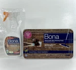Bona Hardwood Floor Disposable Wet Cleaning Pads W/ Cedar Cleaner Spray Lot. Fixed Price $19.95.