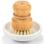 Subekyu Bamboo Scrub Brush For Kitchen Sink, Natural Wooden Washing Dish.... Fixed Price $14.55.