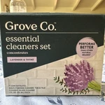Grove Co. Essential Cleaners Set Concentrates Lavender And Thyme (3 Bottle Pack). Fixed Price $13.99.