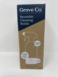 Grove 16OZ Glass Bottle Brilliant White Silicone Sleeve W/spray Nozzle. Fixed Price $18.00.