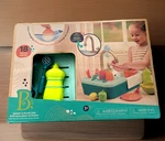 B. Toys Splash Scrub Sink Play Set Working Faucet Color Change Nib Kitchen. Fixed Price $37.79.