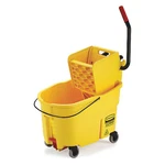 Rubbermaid Commercial FG618688YEL 11 Gal Wavebrake Side Press Mop Bucket And. Fixed Price $226.99.