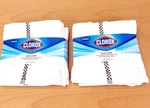Packs Of 3 Clorox Dish Cloth Antimicrobial Protection 12"X Bleach Safe. Fixed Price $14.99.