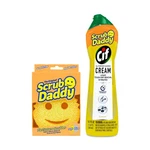 Scrub Daddy Sponges & Cif All Purpose Cleaner, 2 Count (pack Of 1), Yellow. Fixed Price $28.99.