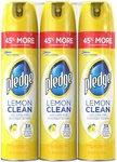 Pledge Furniture Cleaner, Lemon, 14.2 Oz, 3 Ct.. Fixed Price $27.90.