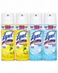 Lysol Disinfectant Spray Bundle 4 Pack Lemon Breeze & Crisp Linen 12.5OZ. Fixed Price $28.99.